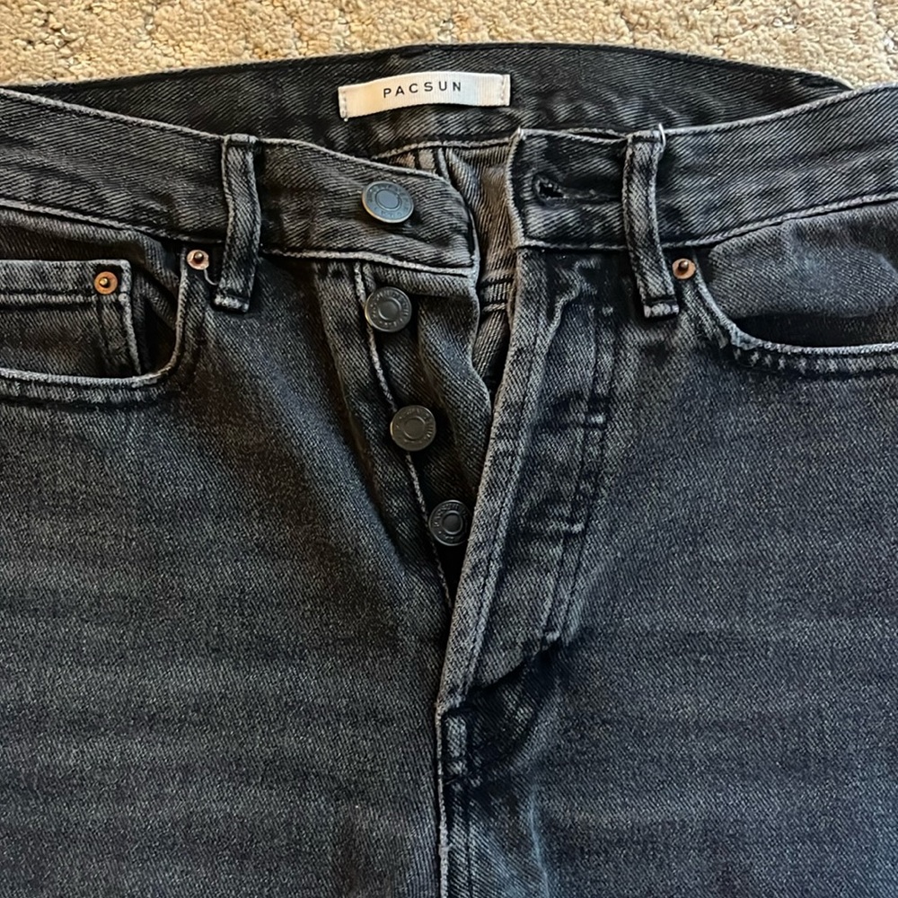 Pacsun Ultra High Rise Straight Leg Jeans